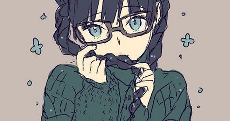 Photo Girl With Glasses, Illustration Anime, Disney Concept Art, Girl Illustration, Art Manga, Anime People, I Love Anime, Art Anime, Cthulhu