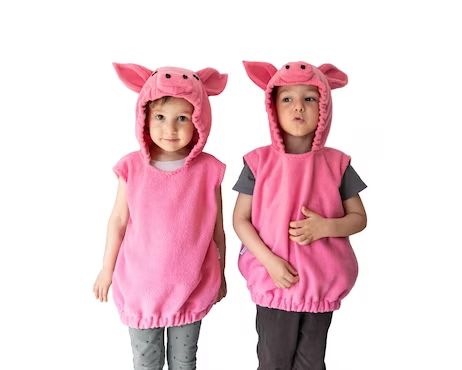 oKidz - Etsy Toddler Pig Costume, Ray Costume, Piglet Costume, Pig Costume, Fox Headband, Boys Costumes, Pig Costumes, Farm Theme Birthday, Preschool Girl