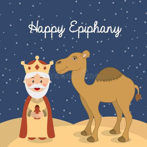 Happy epiphany vector illustration Happy Epiphany, Night Sky Background, Over Night, Sky Background, Epiphany, Night Sky, Night Skies, Stock Photography, Stock Vector