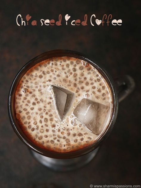 chia seed iced coffee recipe Coffee And Chia Seeds, Chia Coffee Recipe, Chia Seed Coffee, Chia Coffee, Low Carb Milk, Iced Coffee Recipe, Cold Coffee Recipes, Easy Coffee Recipes, Chia Seed Recipes