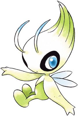 Ken Sugimori Art, Celebi Pokemon, Pokemon Celebi, Pokemon Official Art, Pokémon Gold, Pokémon Gold And Silver, Pokemon Kanto, Pokemon Artwork, Powerful Pokemon