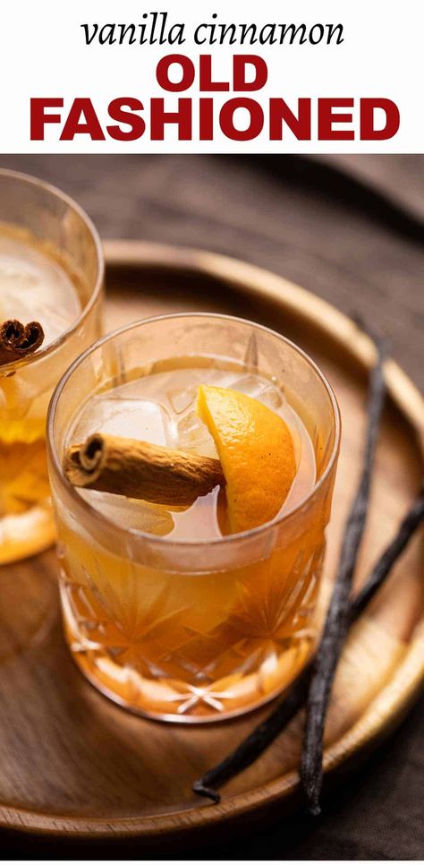 Cinnamon Old Fashioned, Whiskey Cocktails Easy, Luscious Recipes, Whiskey Old Fashioned, Cinnamon Whiskey, Whisky Cocktail, Whiskey Recipes, Whisky Cocktails, Food Story