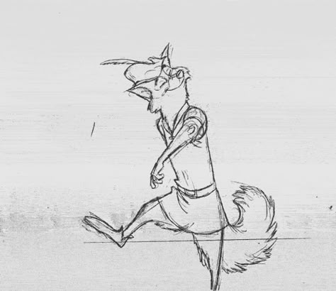 Animation is magic! Robin Hood, from Robin Hood, 1973. | 9 Beautiful Hand-Drawn Animations From Disney Films Hood Sketch, Concept Art Disney, Milt Kahl, Movie Franchises, Films Disney, Disney Amor, Robin Hoods, Robin Hood Disney, Pencil Test