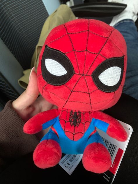 Spider Man Plushies, Marvel Merch Aesthetic, Spiderman Plushies, Spiderman Merch, Spiderman Plush, Spider Man Plush, Spiderman Toys, Spiderman Theme, Boyfriend Crafts