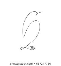 Penguins Line Drawing Images, Stock Photos & Vectors | Shutterstock Penguin Outline, Line Drawing Images, Penguin Tattoo, Simple Logos, Sharpie Tattoos, Doodle Art Journals, Minimalist Business Logo, Wire Drawing, Outline Drawing