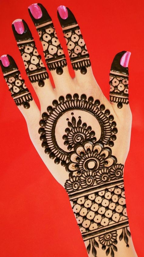 Back Mehandi Designs Simple, Pretty Mehndi Designs, Mehendi Designs For Kids, Mehndi Designs 2022, Mehndi Designs Arabic, Small Henna Designs, Easy Mehndi Designs, Henna Flower, Mehandi Designs Easy