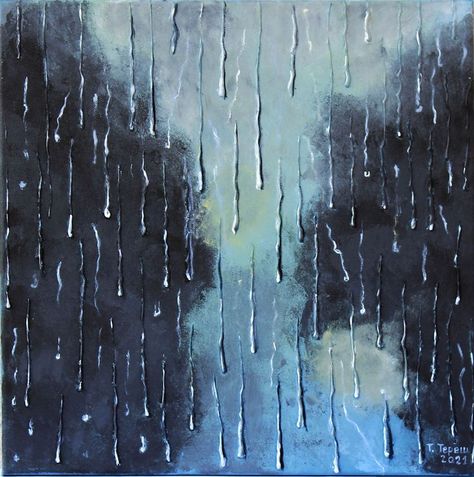 #rainpainting #citypscapepainting #raindropspainting #blackandwhiteart #fogpainting #abstractpainting #abstractart #etsycom #etsy #tereshart #artteresh Raindrop Painting, Raindrop Art, Artwork Black And White, Abstract Landscape Art, Underwater Painting, Rain Painting, Painter Artist, Black And White Wall Art, Abstract Art Landscape