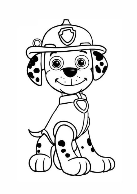 La patrulla canina Marshall Halloween Coloring Pages Printable, Paw Patrol Christmas, Paw Patrol Marshall, Puppy Coloring Pages, Frida Art, Paw Patrol Characters, Paw Patrol Coloring, Paw Patrol Coloring Pages, Marshall Paw Patrol