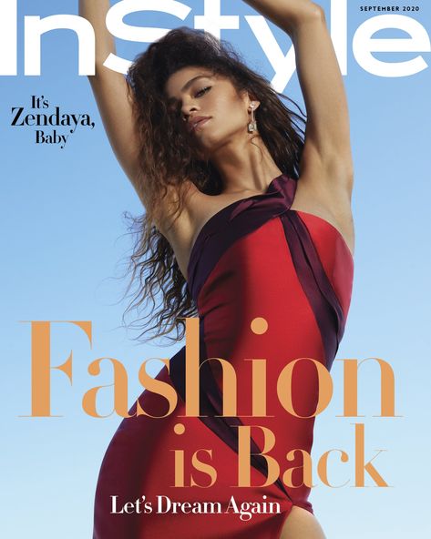 Estilo Kylie Jenner, Zendaya Style, Fashion Magazine Cover, Wearing All Black, Instyle Magazine, Zendaya Coleman, Vogue Covers, Looks Style, Popsugar