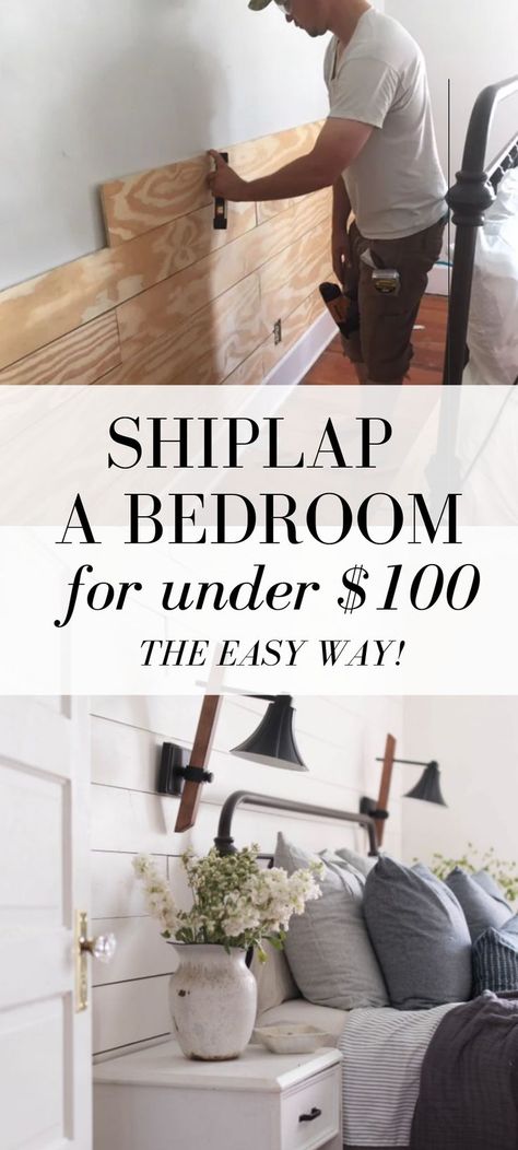 Diy Shiplap Wall, Basement Decoration, Shiplap Wall Diy, Diy Shiplap, Shiplap Wall, Diy Wand, Ship Lap Walls, Remodel Bedroom, Basement Remodeling