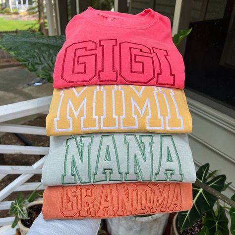 Vtopgifts Embroidery Grandma Gift, Custom Grandparent Gift, Creative Gifts For Grandma, Meaningful Gifts For Grandma, Gigi Gifts Ideas, Sentimental Gifts For Grandma, Christmas Ideas For Grandma, Cricut Gifts For Family, Homemade Grandma Gifts