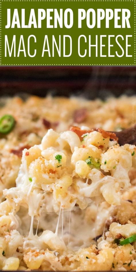 Jalapeno Mac And Cheese Recipe, Jalapeno Mac And Cheese, Spicy Mac And Cheese, Best Mac N Cheese Recipe, The Chunky Chef, Chunky Chef, Baked Mac And Cheese Recipe, Best Macaroni And Cheese, Macaroni Cheese Recipes