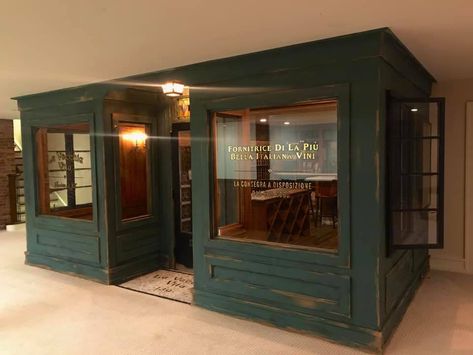 Abrecht Design - Client wanted a place in their home to... Wine Bar Basement, Bar Basement Ideas, Bar Basement, Home Pub, Basement Design Ideas, Bar Room, Basement Bar, Basement Renovations, Basement Design