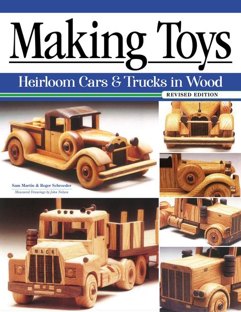 Making Toys Revised Edition Bed Drawing, Diy Wood Plans, Wood Fox, Making Toys, Wooden Toy Trucks, Wooden Toy Cars, Wood Toys Plans, Making Wooden Toys, Wooden Toys Plans