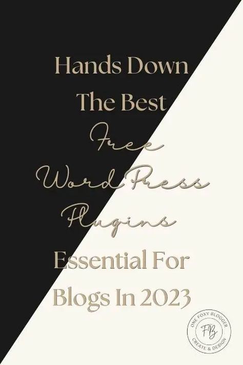 Hands Down The Best Free WordPress Plugins Essential For Blogs In 2023 1 Blog Checklist, Wordpress Tips, Free Plugins, Seo Guide, Wordpress Seo, Personal Business, Things I Love, Wordpress Plugins, Business Person