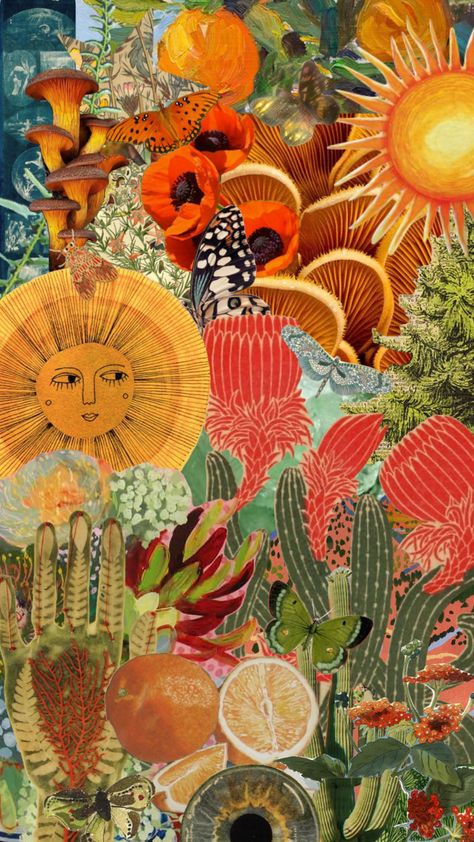 Spring Collage, Nature Collage, Instagram Wallpaper, Flower Collage, Adornos Halloween, Hippie Wallpaper, Iphone Wallpaper App, Phone Wallpaper Patterns, Art Wallpaper Iphone