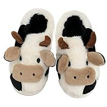 Smile Face Slippers, Kawaii Cow, Cow Slippers, Boys Slippers, Animal Slippers, Cartoon Cow, Kawaii Shoes, Comfy Slippers, Cute Slippers