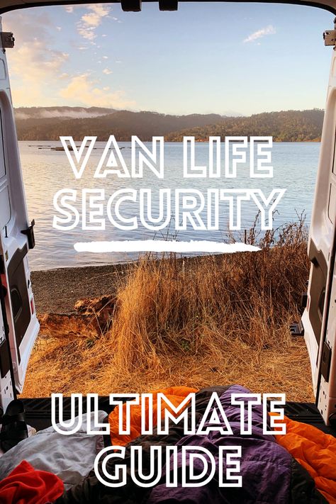 Van Life Security is the Number One worry for van lifers and van dwellers. Improve van life security with these simple tips to enhance security of you van. #vanlife #vanlifesecurity #security Van Security, Van Lifers, Roof Box, Carbon Monoxide Detector, Safe And Sound, Security Tips, Wheel Lock, Security Door, Wind Screen