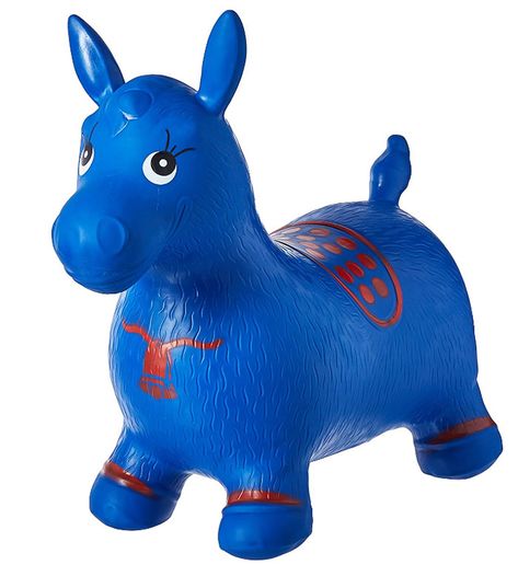 Horse Hopper - ResearchParent.com Kids Indoor Play, Outdoor Toys For Toddlers, Space Hopper, Jumping Horse, Kids Couch, Active Toys, Wooden Playset, Blue Horse, Horse Jumping