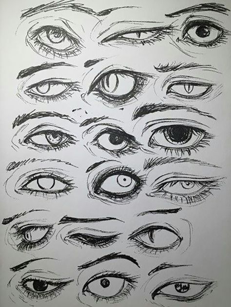 22 Eye Drawing Tutorials and References - Beautiful Dawn Designs Skitse Bog, Eye Drawing Tutorials, Seni Vintage, 그림 낙서, Eye Sketch, Výtvarné Reference, Drawing Expressions, Anime Eye Drawing, Anime Drawings Tutorials