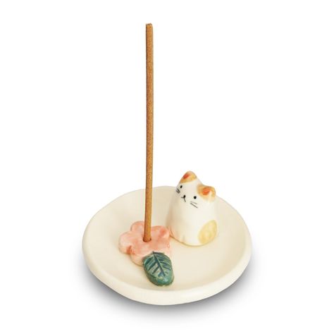 PRICES MAY VARY. This is a cute incense holder made of ceramics. We have picked up popular items from the animal series. The scent of incense is highly recommended when you want to relax or concentrate. Please always place the cute animal incense holders near you. It is also recommended to have a collection of your favorite incense holders and change them according to your mood. It will be delivered in a paper box. It is also appreciated as a gift for friends and family. Of course, please feel f Kawaii Incense Holder, Cute Incense Holder Clay Diy, Incense Ceramic Holder, Cute Insence Holder, Ceramic Necklace Holder, Clay Incense Holder Diy, Incense Holder Clay Diy, Air Dry Clay Incense Holder, Cute Incense Holder