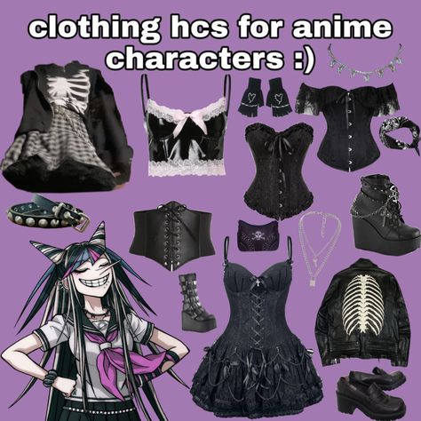 Danganronpa Clothing Headcanons, Danganronpa Inspired Outfits, Danganronpa Outfits, Random Headcanons, Danganronpa Hcs, Character Headcanons, Danganronpa Headcanons, Ibuki Mioda, Character Inspired Outfits