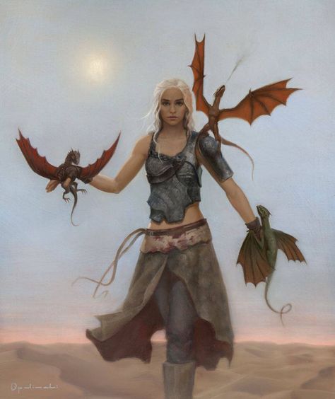 Daenerys Stormborn - Mother of dragons. Dessin Game Of Thrones, Dragon Medieval, Game Of Thrones Poster, Game Of Throne Daenerys, Game Of Thrones Dragons, Got Game Of Thrones, Jaime Lannister, Gra O Tron, Iron Throne