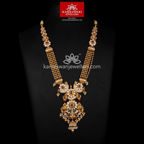 Kammalu Buttalu, Diamond Jhumkas, Antique Gold Necklace, Kameswari Jewellers, Gold Haram, Classic Jewellery, Gold Items, Antique Gold Jewelry Indian, Bangles Gold