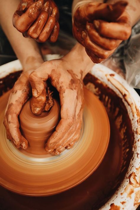 Pottery process by a Moroccan Artisan “Artiste” craftsmen in Morocco still work with their spirits & hearths to deliver the best & unique pieces of Art, 100% Handmade & safe ✨🏺⚱️ #handmade #marrakech Pottery Process, Moroccan Pottery, Pottery Houses, Moroccan Culture, All Might, The Favorite, Pottery Art, Morocco, Peanut Butter