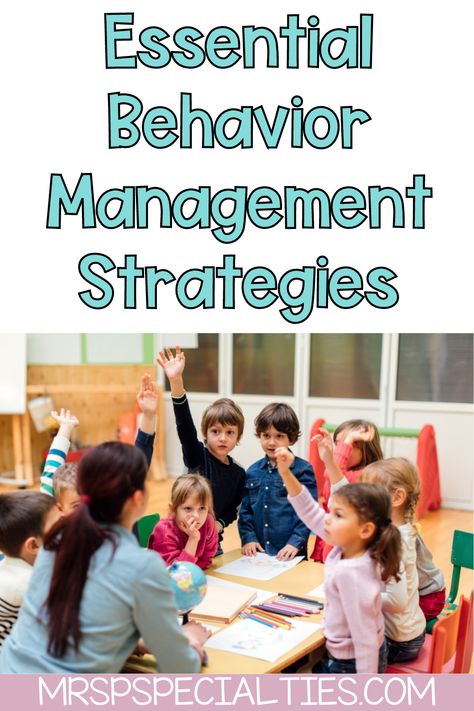 5 Essential Behavior Management Strategies · Mrs. P's Specialties Stations Classroom, Positive Behavior Intervention, Kindergarten Classroom Management, Classroom Management Elementary, Behavior Management Strategies, Homework Incentives, Classroom Management Tips, Classroom Management Strategies, Student Behavior