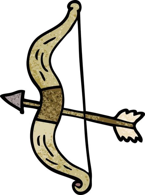 cartoon doodle bow and arrow Bow Doodle, Cartoon Doodle, Bow And Arrow, Vector Drawing, Book Art, Vector Free, Doodles, Clip Art, Drawings