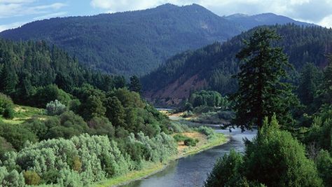 10 Best Natural Waterslides in the U.S. Oregon Caves, Klamath Falls Oregon, Klamath Falls, Forest Cabin, Men's Journal, Crater Lake National Park, Evergreen Forest, Mountain Canvas, Southern Oregon