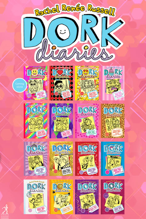 Dork Diaries series Dork Diaries Characters, Dork Diaries Series, Nikki Maxwell, Dork Diaries, Go Back To School, Classroom Fun, Early Literacy, School Reading, Going Back To School