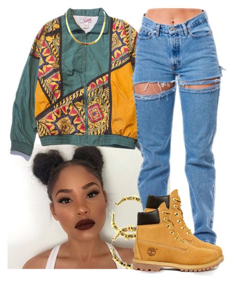 "90's" by xtiairax ❤ liked on Polyvore featuring Timberland 90s Hip Hop Outfits, 90s Themed Outfits, 90s Outfits Party, 90s Theme Party Outfit, Winter Hipster, 90s Party Outfit, Mode Old School, 90s Fashion Outfits Hip Hop, Themed Costumes