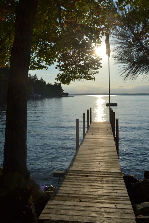 Lakeside Village, Lake Dock, Lake Winnipesaukee, Lake Girl, Lakeside Living, Lake Time, Lake Living, Summer Lake, Boat Dock