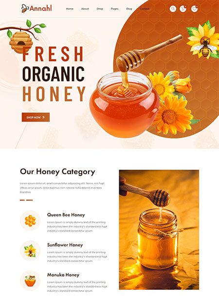 Honey Website Design, Images Terrifiantes, Honey Art, Ice Cream Companies, Organic Food Store, Honey Packaging, Honey Shop, Menu Design Template, Honey Design