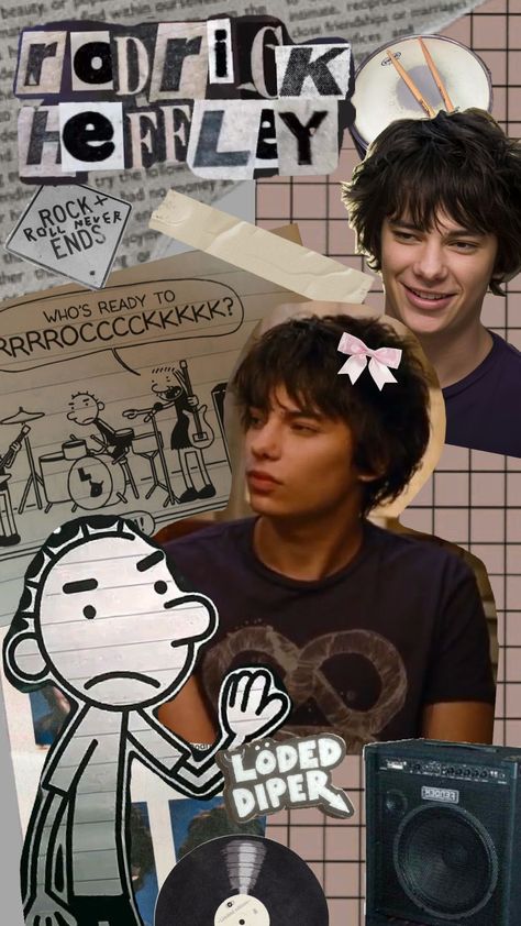 #Rodrick Rodrick Rules Aesthetic, Brandon Roberts Dork Diaries, Roderick Heffley Fanart, Loaded Diper Rodrick, Rodrick Heffley Wallpaper Iphone, Rodrick Heffley Aesthetic Wallpaper, Rodrick And Greg Heffley, Rodrick Heffley X Y/n, Rodrick Drawing