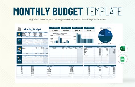 Monthly Budget Templates Free Budgeting Templates, Financial Planning Spreadsheet, Monthly Budgeting Templates, Financial Spreadsheet Templates, Budget Planner Excel Free, Google Sheet Budget Template Free, Monthly Budget Excel Templates Free, Budget Spreadsheet Template Free, Finance Notes