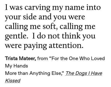 Trista Mateer, Literature Quotes, Poetry Words, Poem Quotes, The Dogs, Some Words, Love Words, Poetry Quotes, Quote Aesthetic