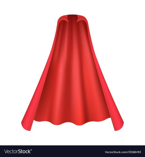 Superhero Vector, Superhero Costume, Red Cape, Super Hero Costumes, Front View, Silk Fabric, High Res, Png Images, Adobe Illustrator