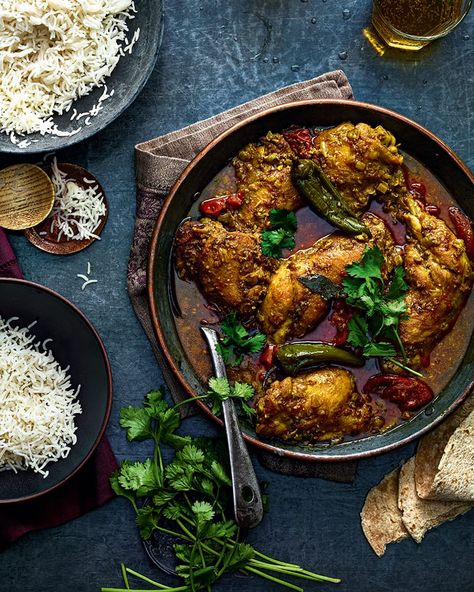 Punjabi chicken curry | delicious. magazine Punjabi Chicken, Indian Chicken Curry, Punjabi Chicken Curry, Punjabi Cuisine, Chicken Curry, Curry Chicken Recipes, Curry Chicken, Curry Recipes, Dinner Time