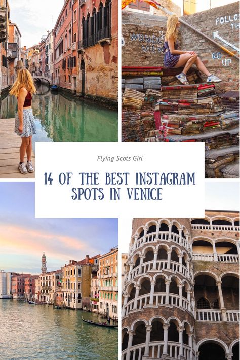 14 of the best Instagram spots in Venice - Flying Scots Girl Best Photo Spots In Venice, Venice Instagram Spots, Venice Photo Ideas, Venice Photography, Venice Photos, Instagram Places, Famous Bridges, Visit Venice, Rialto Bridge