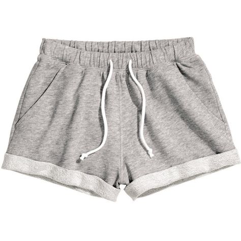 H&M Sweatshirt shorts (£5) ❤ liked on Polyvore featuring shorts, bottoms, pants, short, grey, grey shorts, short shorts, gray shorts, h&m shorts and cotton shorts Sweatshirt Shorts, Pants Short, Gray Shorts, Shorts Cotton, H&m Shorts, Short Vest, Sweatshirt Fabric, Lounge Shorts, Grey Shorts