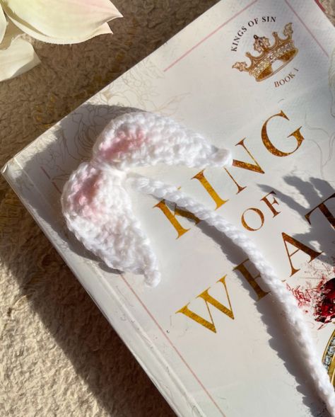 "Whimsy and function unite! These crochet angel wings bookmarks are perfect for every book lover." check out our new bookmark "Dove's Wings"🪽 order now💌 . . . . . . . . . . . . . . . { #crochettesterswanted #crochet #crocheting #crochetaddict #crochetlove #crochetersofinstagram #booklover #bookmarks #angel #white #angelic #crochetbookmark #like #fyp #viral #trend #order } Crochet Angel Wings, Christian Crochet, Crochet Wings, Dove Wing, Crochet Angel, Christian Things, Crochet Bookmarks, Viral Trend, Book Lover