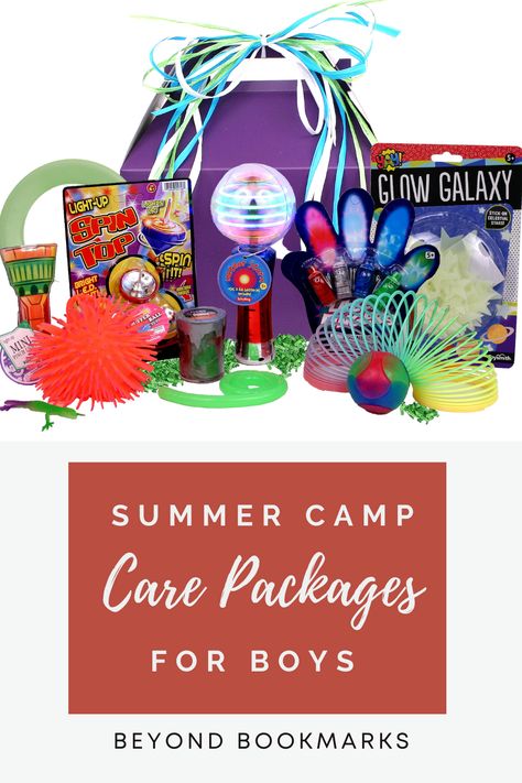 Camp Care Package Ideas, Summer Camp Packing List, Summer Camp Care Package, Summer Camp Boys, Summer Camp Gift, Camp Care Packages, Camp Gifts, Summer Camp Packing, Care Pack