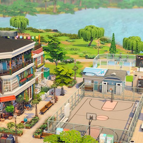 Sims Business Ideas, Willow Creek Community Lot, Sims 4 Newcrest Community Lots, Sims 4 Willow Creek Renovation, Sims 4 Realistic Community Lots, Sims 4 San Myshuno Community Lots, Sims 4 Italy, Ts4 Community Lots, Sims 4 Willow Creek Map Ideas