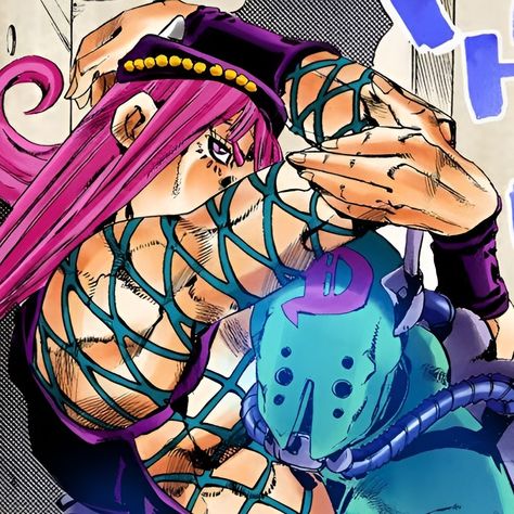 Jojo's Bizarre Adventure | Jojo | Manga | Icon Jojo Manga, Manga Icon, Jojo's Bizarre Adventure, Anime, Pink