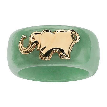 Jade Wedding Ring, Green Pearl Ring, Jade Wedding, Elephant Ring, Elephant Jewelry, Gold Elephant, Cabochon Ring, Jade Ring, Gold Band Ring