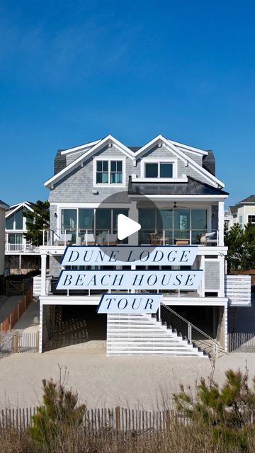 Marnie Custom Homes on Instagram: "More from our Dune Lodge beach house tour and that sunrise is hitting just right. Imagine waking up with these views. 🌅  If you missed the tour, you can go back to my posts from the last few days and it’s also saved in my highlights.   I hope you enjoyed the tour of this quintessential Marnie Custom Home. 🌊🏡   ——⁠ Design+Build: #MarnieCustomHomes⁠ Project: #MCHDuneLodge⁠ Photography: @danajefferyhoff⁠ Photo Stylist: @mokimediamoeller⁠ Furnishings: @cefurniture  ⁠" Beach House Tour, Shore House, My Posts, House Tour, Custom Home, House Tours, Custom Homes, The Hamptons, Wake Up