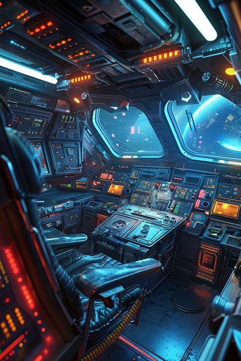 Spaceship Hangar, Spaceship Interior Bedrooms, Spacecraft Interior, Spaceship Cockpit, Scifi Interior, Interior Concept Art, Sleep Hypnosis, Soothing Nature, Fall Asleep Instantly